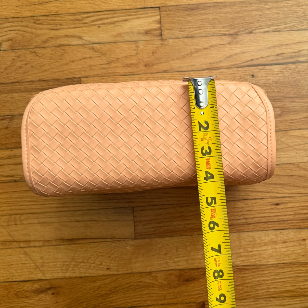 Peach Woven Cosmetic Travel Case - Picture 12 of 12